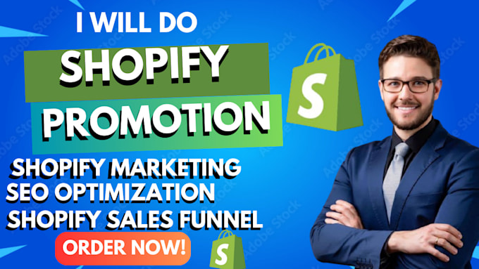 Bestseller - do shopify promotion marketing seo optimization sales funnel to boost sales