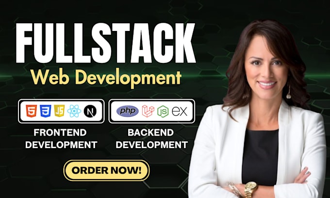 Gig Preview - Build full stack web apps as full stack web developer backend frontend developer