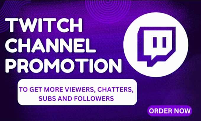 Gig Preview - Organic twitch channel promotion twitch viewers livestream