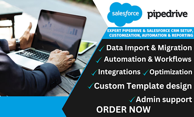 Bestseller - consult, setup, salesforce or automate pipedrive crm