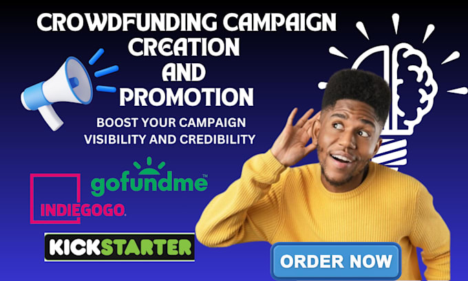 Bestseller - create and promote kickstarter indiegogo gofundme crowdfunding campaigns