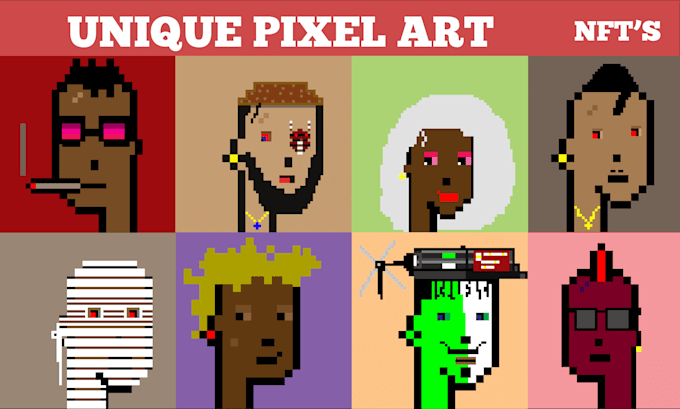 Gig Preview - Do professional nft pixel art