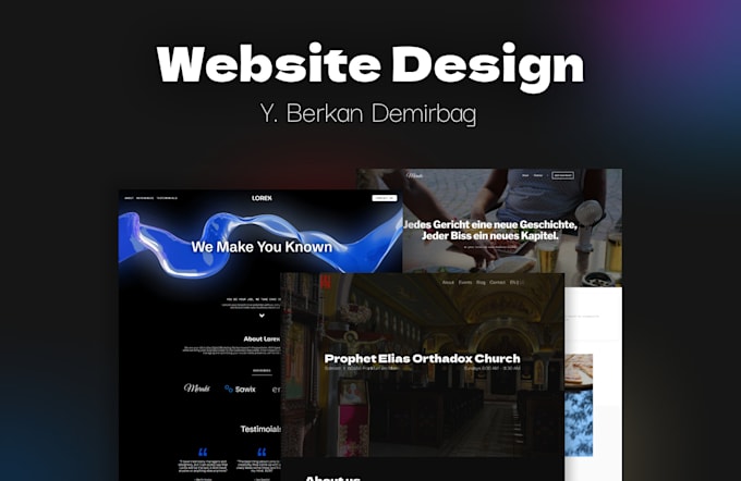 Gig Preview - Design a professional and modern looking website