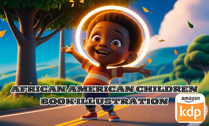 Gig Preview - Design african american children book illustration and 3d children story book