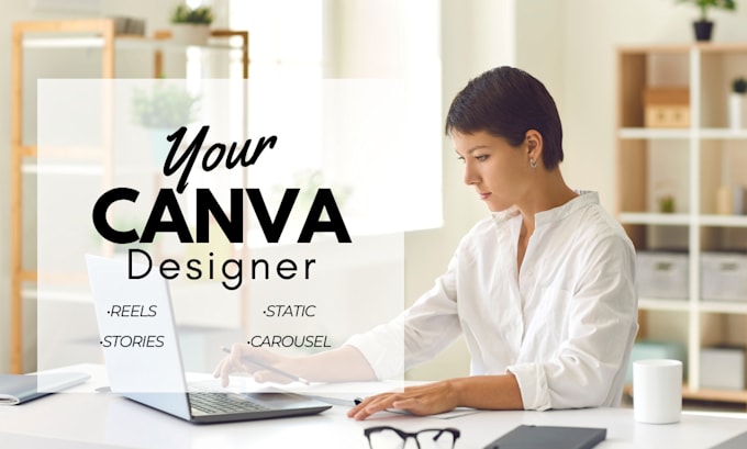 Gig Preview - Be your canva designer for social media