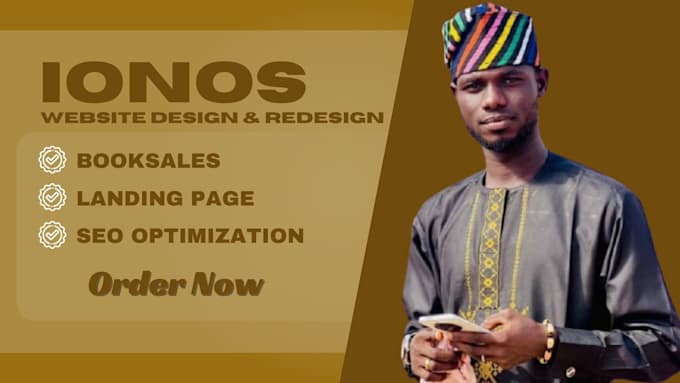 Gig Preview - Design ionos website redesign ionos website design ionos website redesign