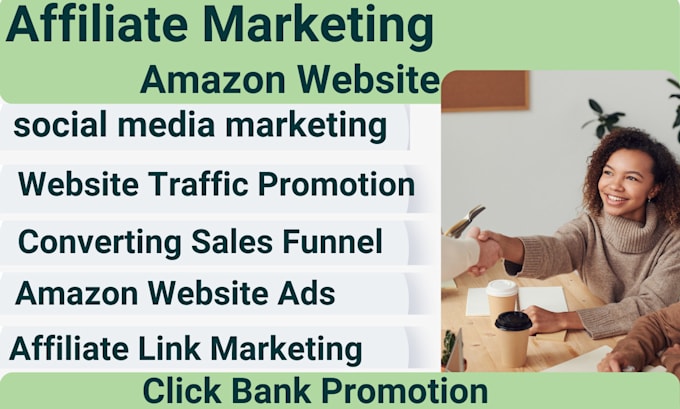 Gig Preview - Do affiliate marketing amazon website, sales funnel affiliate marketing, sales