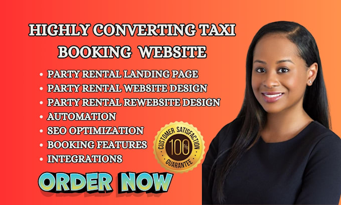 Bestseller - design taxi booking website chauffeur website taxi website limousine website