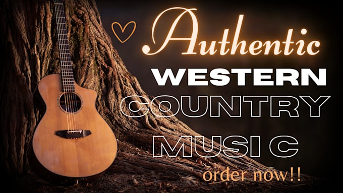 Gig Preview - Produce and compose authentic western country music for your lyrics