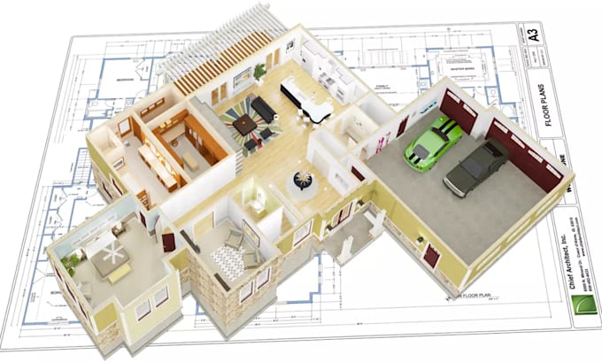 Gig Preview - Create professional architectural designs, plans, and 3d visualizations