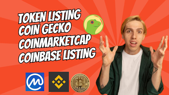 Gig Preview - List coins and tokens on exchange and price tracking websites