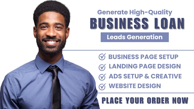 Gig Preview - Generate business loan leads mca leads business loan business loan leads