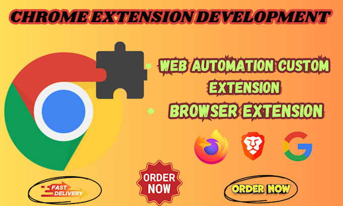 Gig Preview - Develop custom google chrome extension, safari, edge and firefox extension