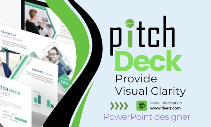 Gig Preview - Do powerpoint PPT, modern pitch decks, redesign design powerpoint, slide design