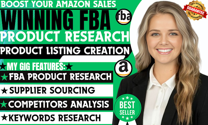 Gig Preview - Do winning amazon fba wholesale product research, product hunting and listing