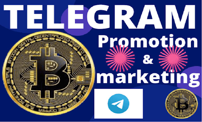 Gig Preview - Crypto telegram promotion crypto telegram marketing telegram crypto promotion