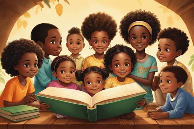 Bestseller - african american children book illustration and children story book illustration