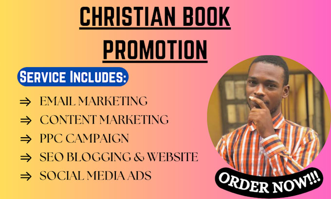 Gig Preview - Promote christian book christian ebook promotion children book amazon book sales