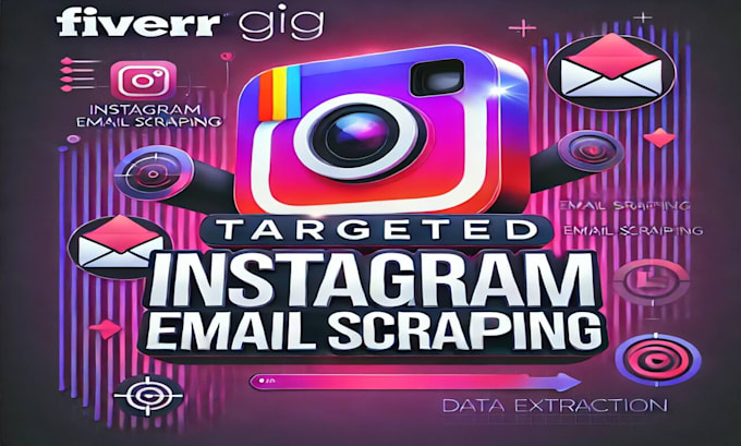 Gig Preview - Find instagram leads with active email addresses