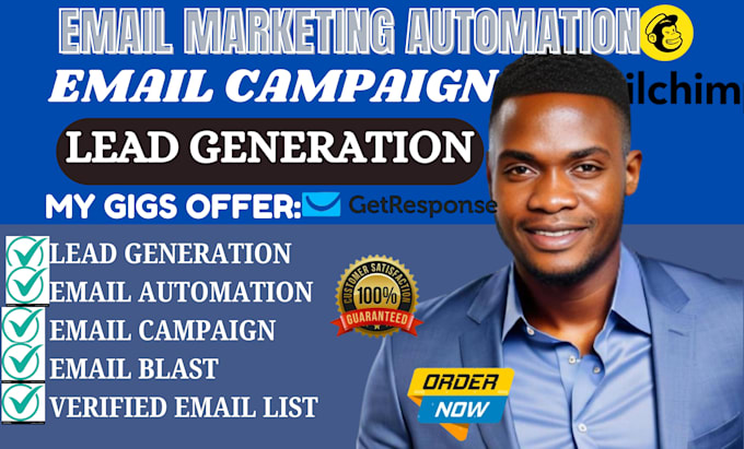 Gig Preview - Setup email list for high profitable niche, email blast, lead generation