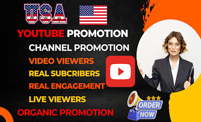 Gig Preview - Do USA youtube channel promotion, video promotion to active audience