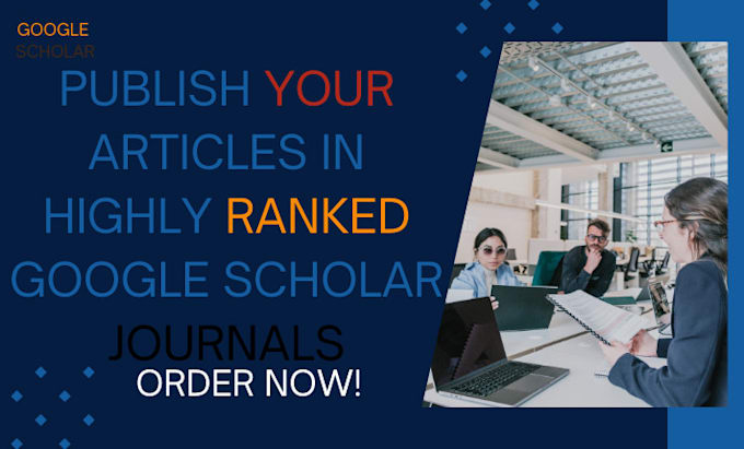 Bestseller - publish your articles in ranked google scholar journals