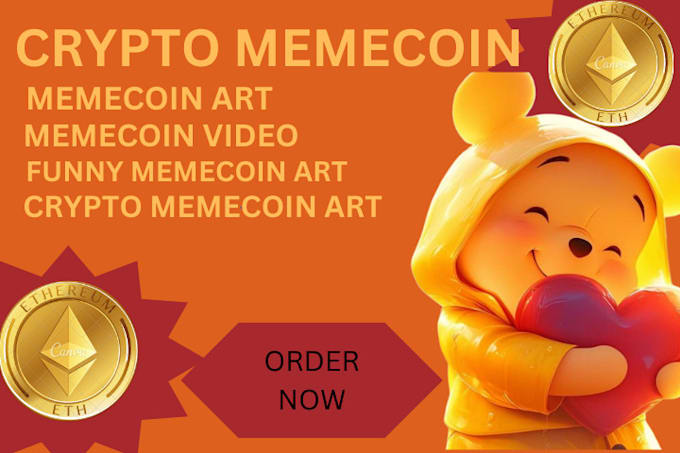 Gig Preview - Do crypto memecoin promotion, solana meme coin art, crypto meme coin art