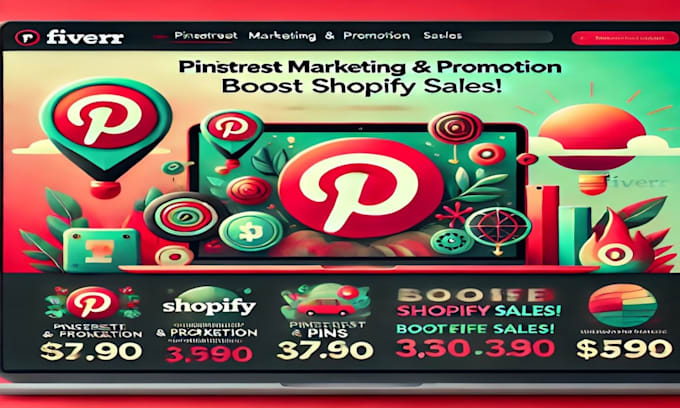 Gig Preview - Do pintrest promotion, pintrest marketing and pintrest pins for shopify sales