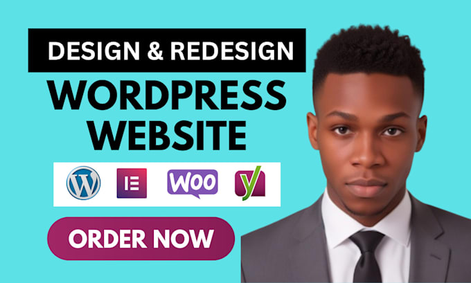 Gig Preview - Wordpress website design wordpress website clone modify wordpress website design