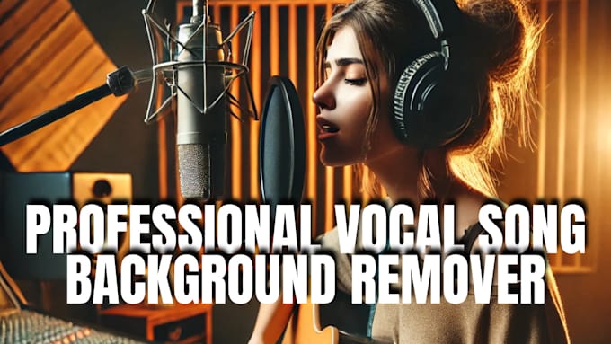 Gig Preview - Do stem, beat background music vocal voice song remover for karaoke or acapella