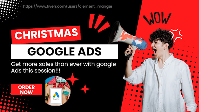 Gig Preview - Setup, manage and optimize google ads, PPC campaign to boost christmas sales