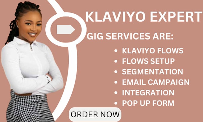 Gig Preview - Set up klaviyo flows, sales funnel and shopify email marketing fows in klaviyo