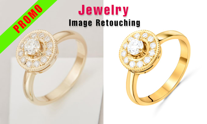 Gig Preview - Do professional jewelry retouching and photoshop image editing