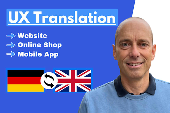 Gig Preview - Translate your website, english to german and german to english translation