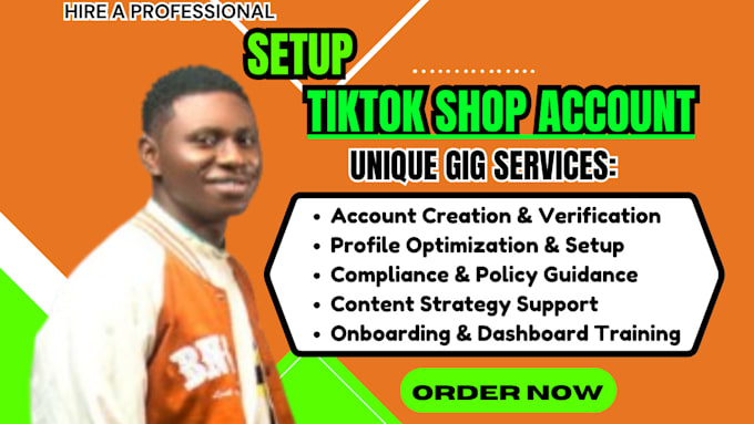 Bestseller - setup usa tiktok shop account within 24hours tiktok shop usa representatives