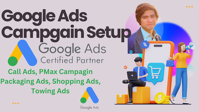 Gig Preview - Setup and manage your google ads adwords PPC campaigns and account