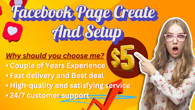 Bestseller - do your facebook business page create, optimize and social media setup