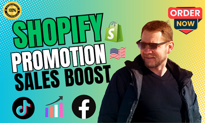 Gig Preview - Boost shopify marketing sales tiktok instagram marketing shopify promotion