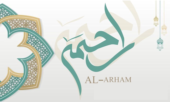 Gig Preview - Design arabic calligraphy logo, islamic calligraphy, arabic typography