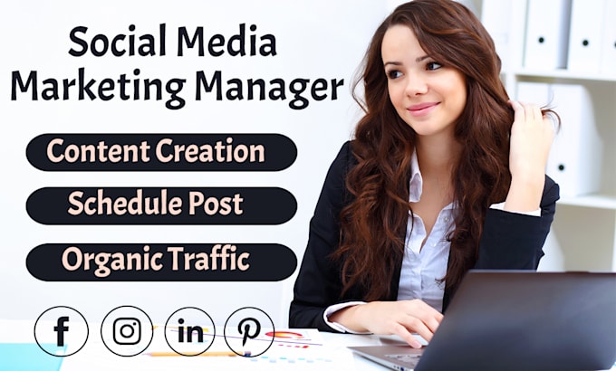 Gig Preview - Be your social media marketing manager and content creator