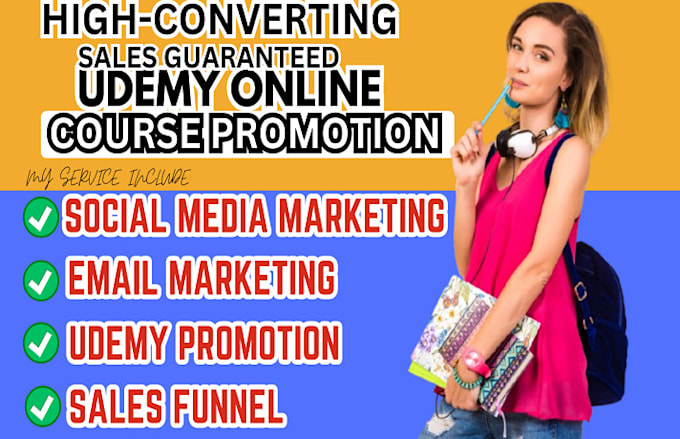 Bestseller - do udemy course promotion online course thinkific course kajabi course marketing