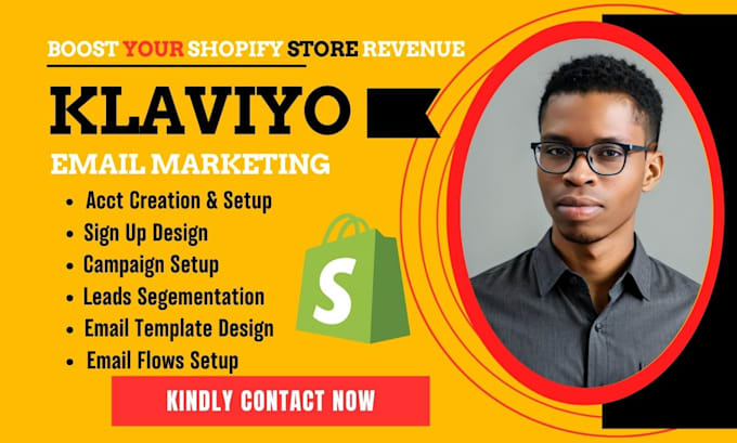 Bestseller - setup klaviyo email marketing flows campaign and sales funnel for shopify