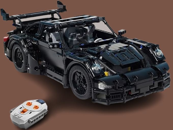 Gig Preview - Design 3d lego model moc christmas lego car design set with manuel instruction