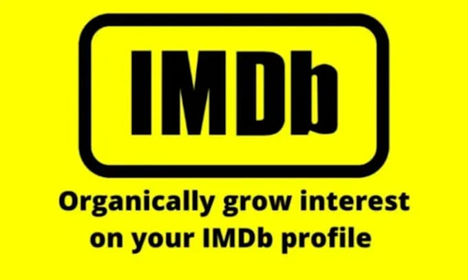 Gig Preview - Promote your imdb page and get organic ratings