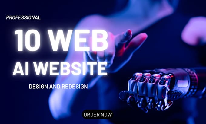 Gig Preview - Design 10web ai website 10web ecommerce website 10web chatbot ai optimization