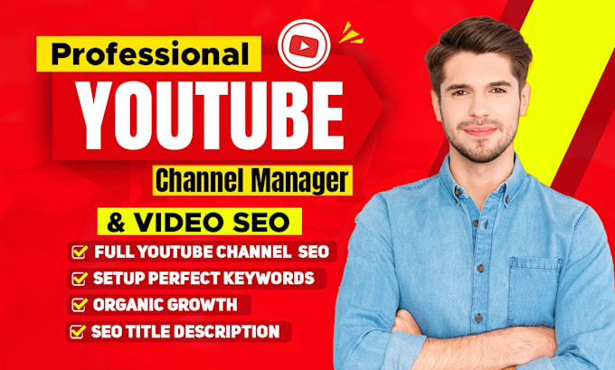 Gig Preview - Be best youtube video SEO expert and channel growth manager