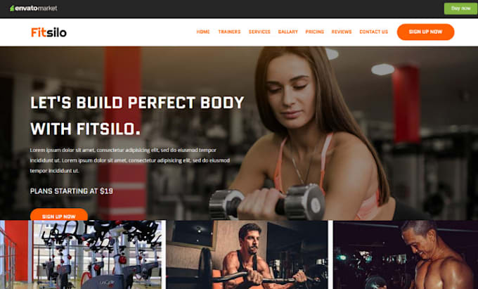 Gig Preview - Design health and fitness shopify weight loss store health supplement website