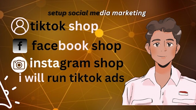 Bestseller - set up facebook, instagram, and tiktok shops, run tiktok ads