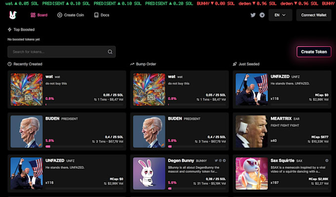 Gig Preview - Bundle transactions on ethereum base solana meme coin launch