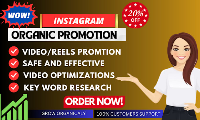 Gig Preview - Organically grow your instagram account for superfast organic growth